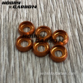 M3 anodized colored aluminium countersunk washer